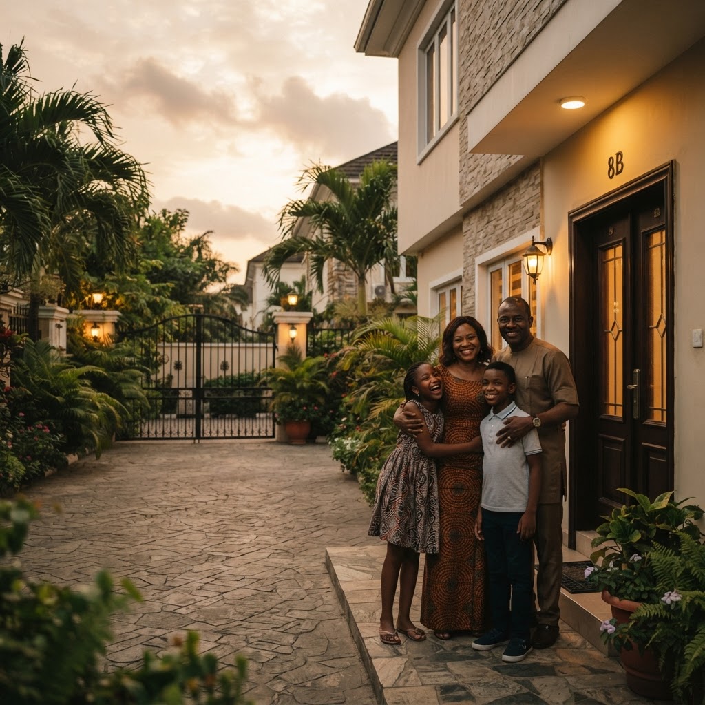 Secure modern Nigerian home