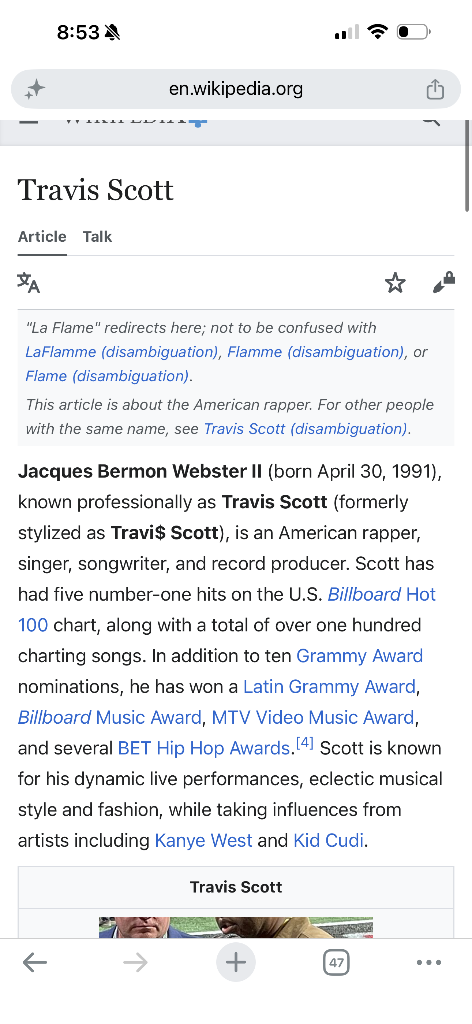 Travis Scott Wikipedia
