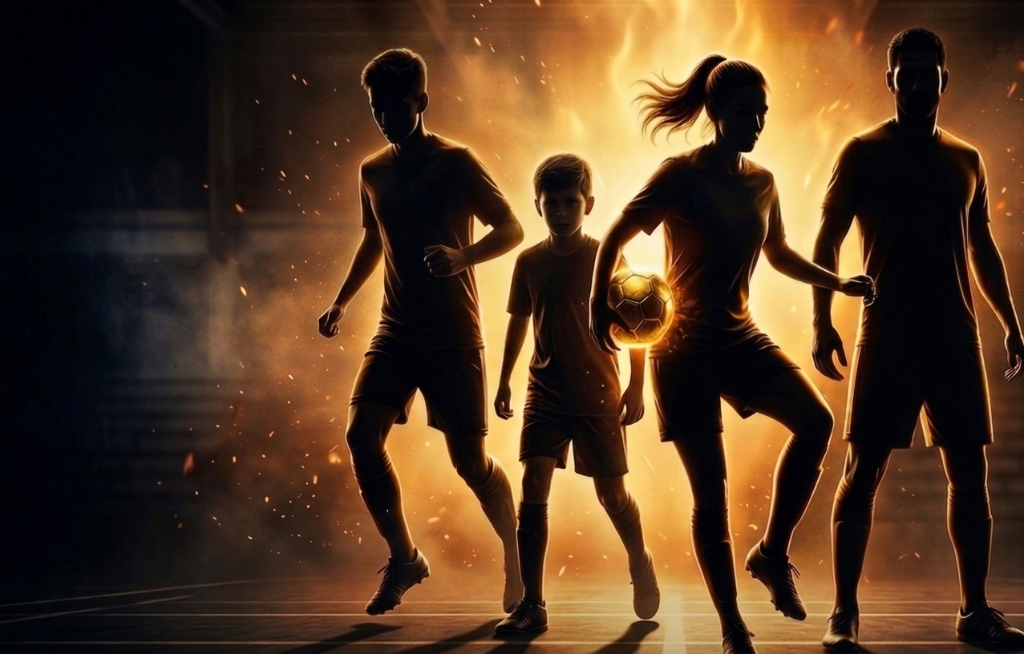 Joueurs et joueuses du Futsal Arcisien