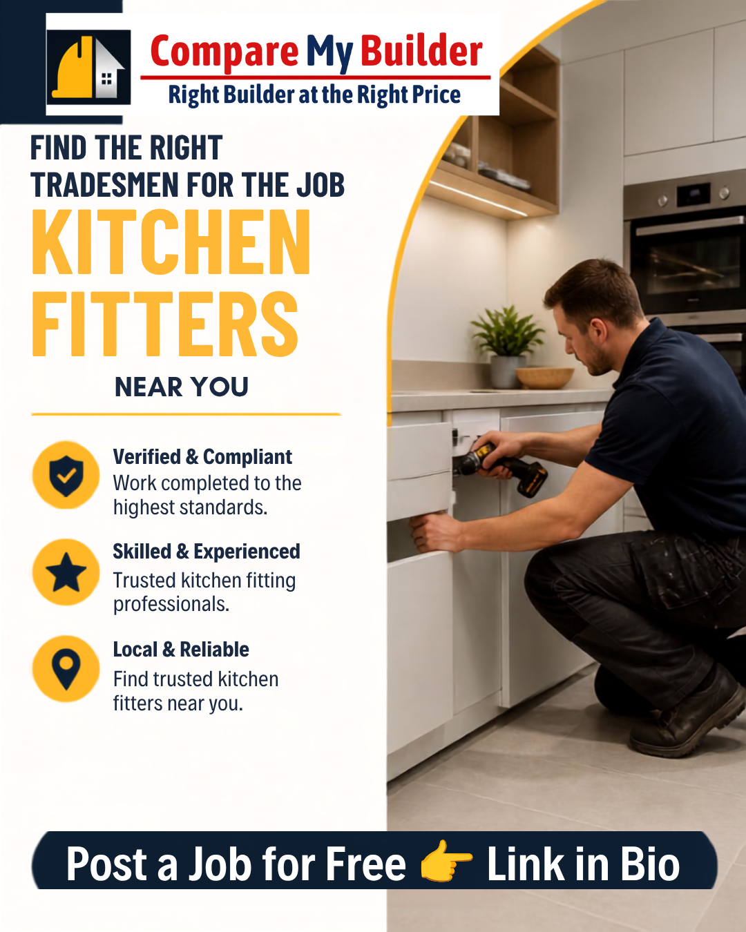 Kitchen Fitters on Compare My Builder