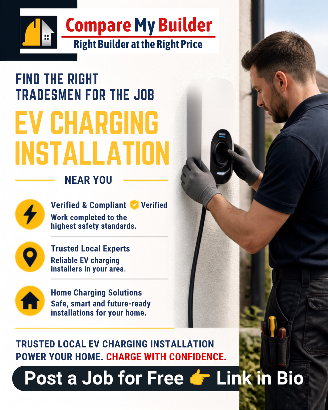 EV Charging Installation on Compare My Builder