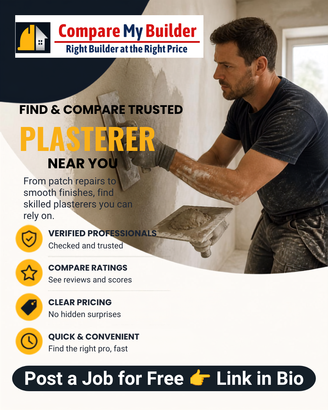 Plasterers on Compare My Builder