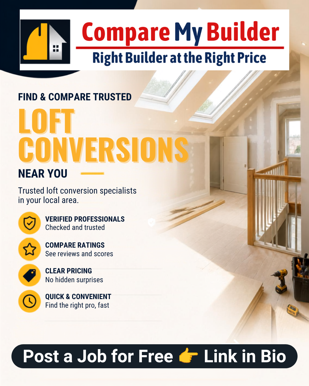 Loft Conversion Specialists on Compare My Builder