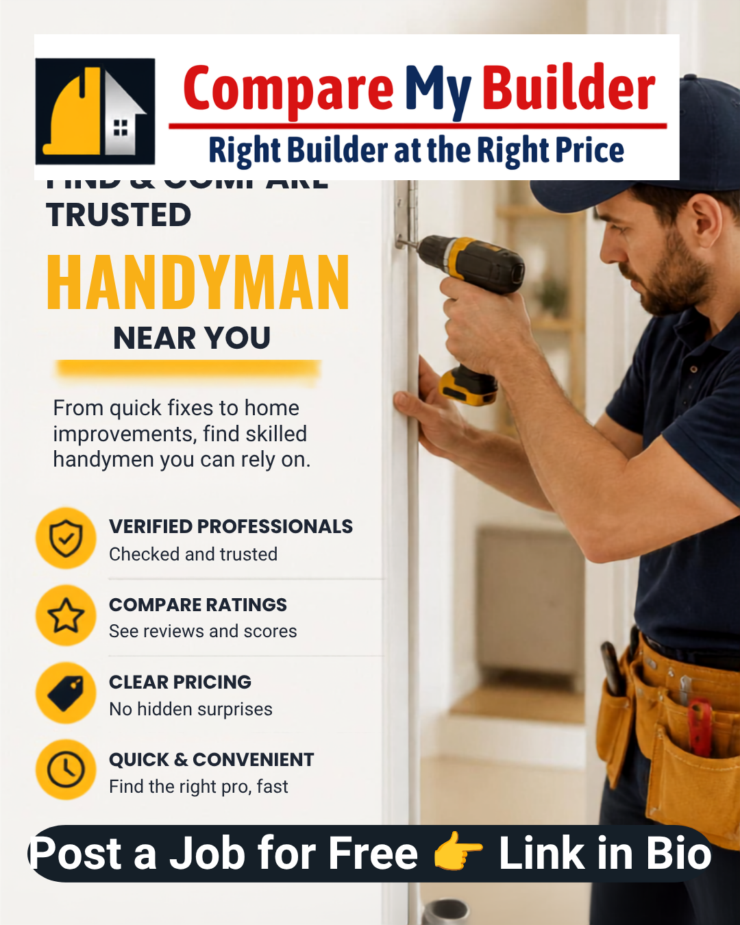 Handymen on Compare My Builder