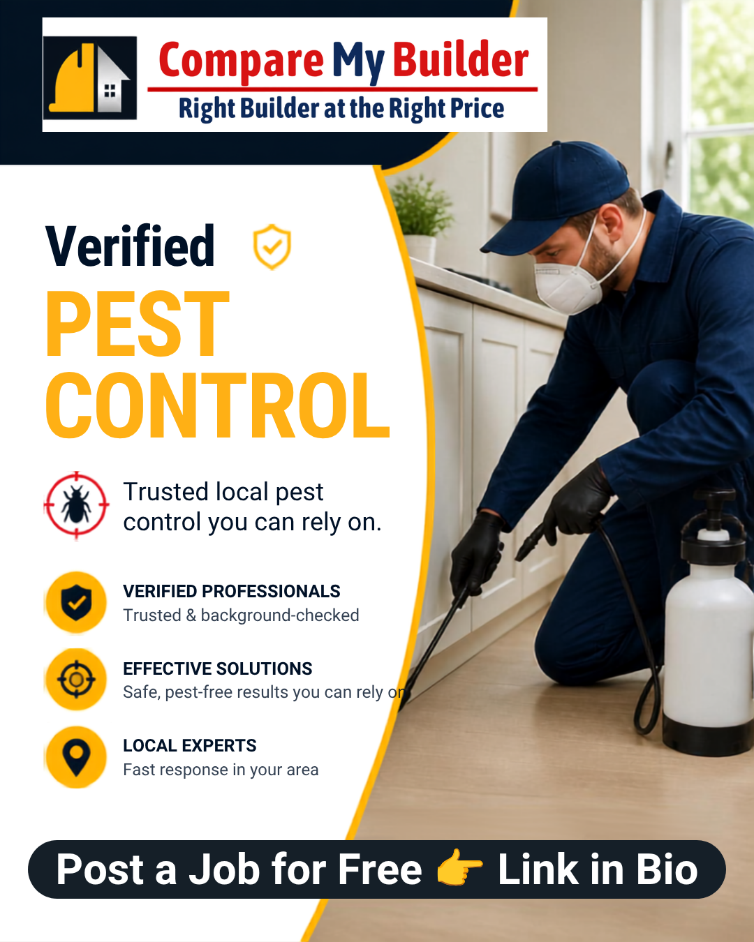 Pest Control on Compare My Builder