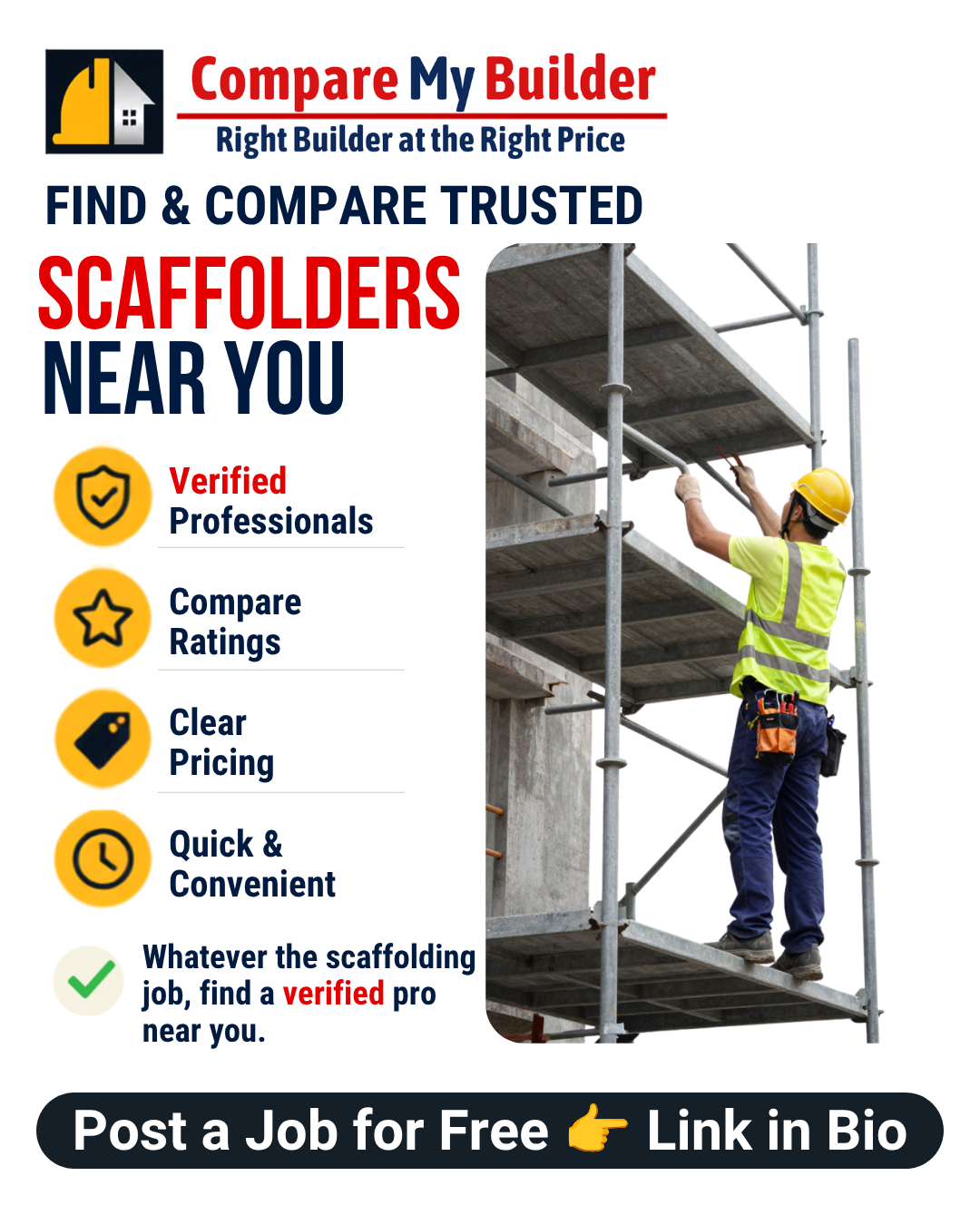 Scaffolding on Compare My Builder