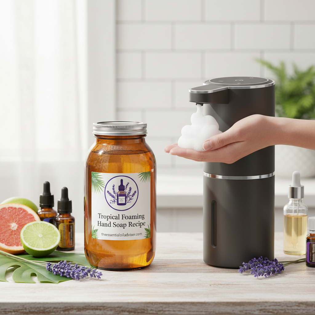 Refreshing Tropical Foaming Hand Soap Recipe for Home