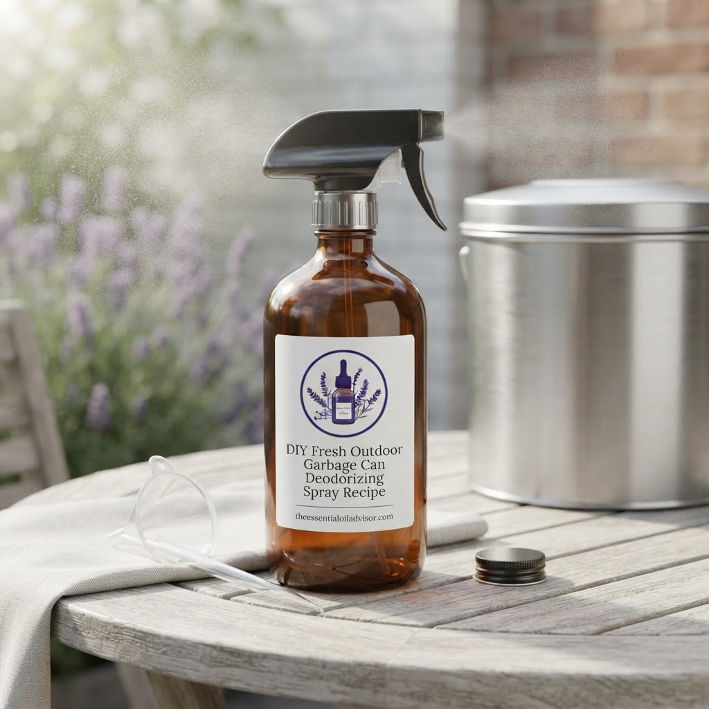 DIY Fresh Outdoor Garbage Can Deodorizing Spray Recipe