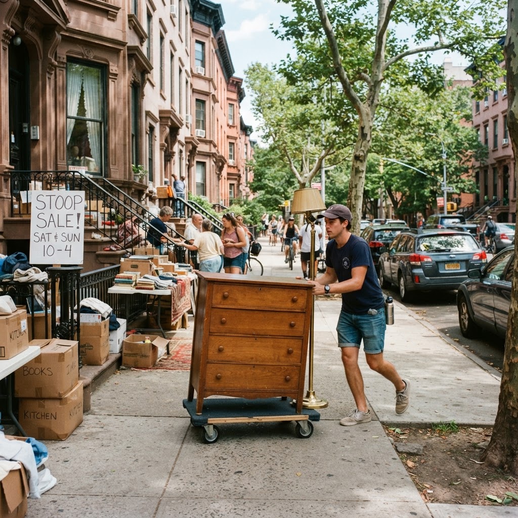 The August 1st Move-In: A 48-Hour Stoop Sale Sprint Guide
