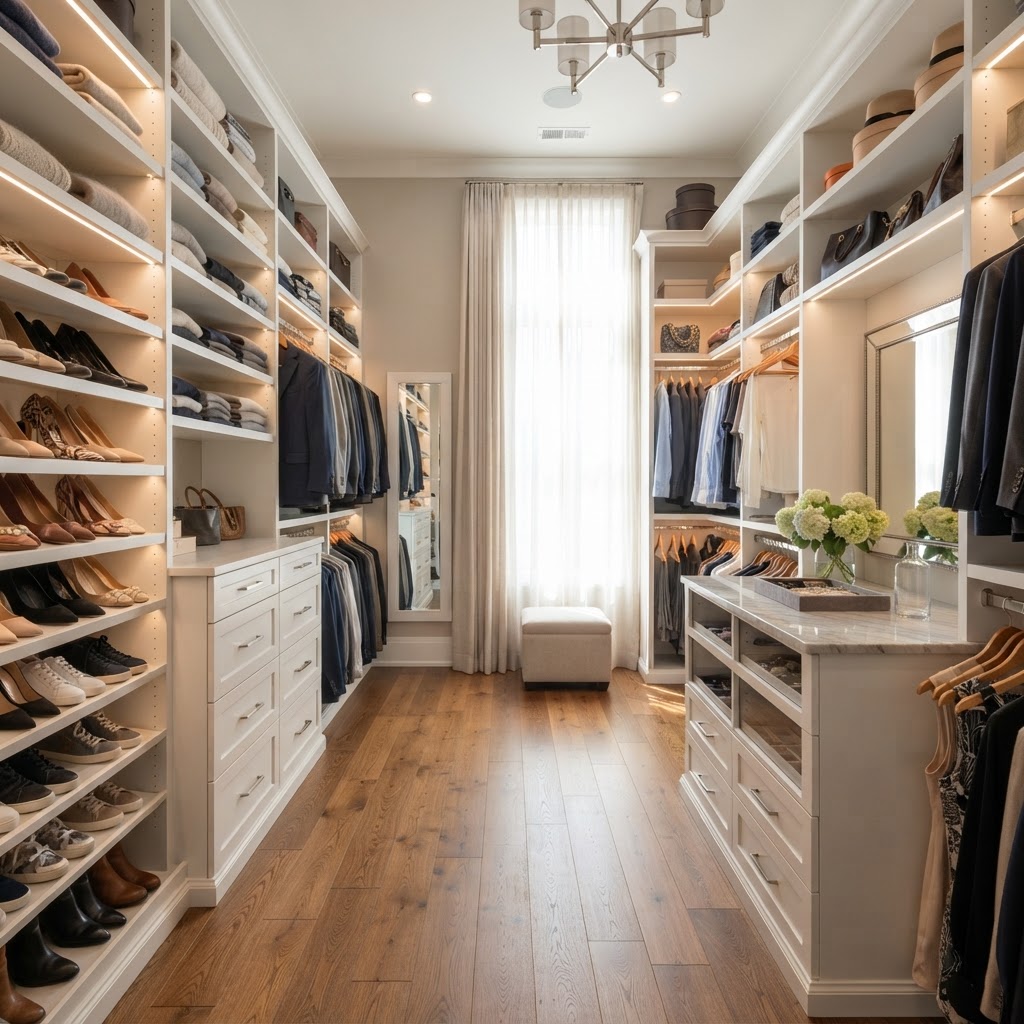 Luxury Central Florida interior with custom millwork details