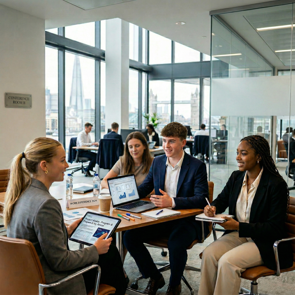 Young professionals in a conference room
