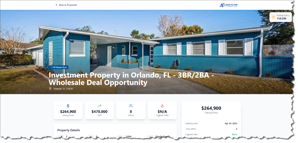 Wholesaler Properties Showcase