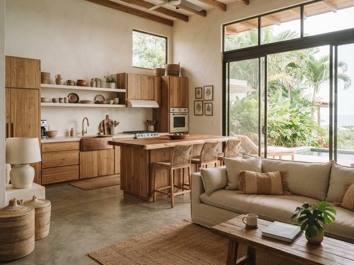 Modern villa interior