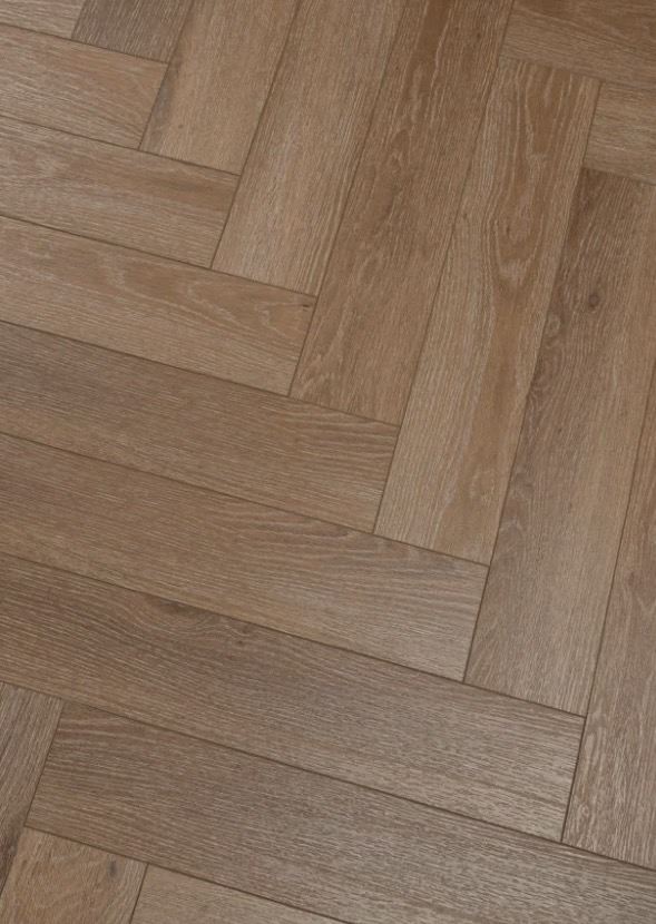 SPC Herringbone 6mm - Honey Oak