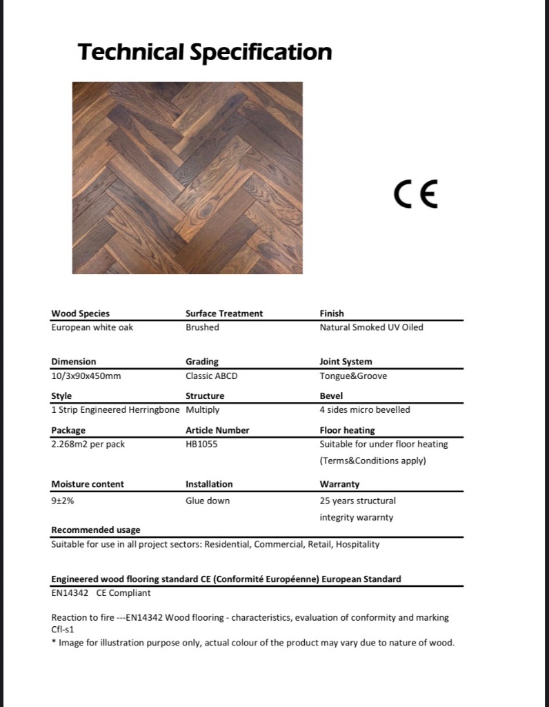 engineered wood flooring fitted in a London home