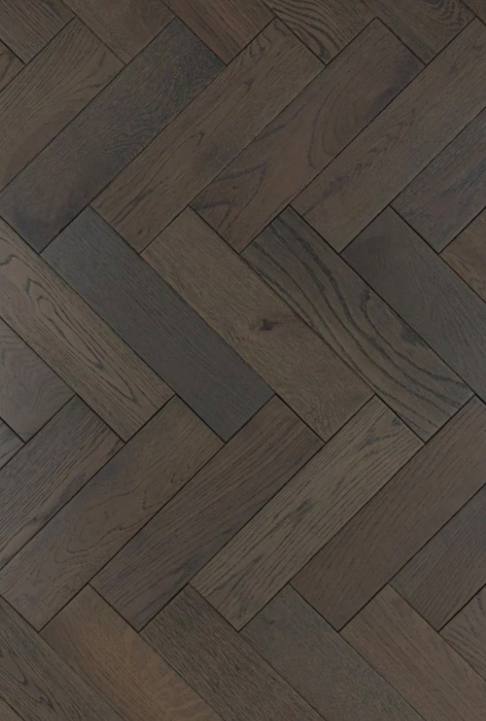 Modern Line 18mm Herringbone 18/3x80x300 - Graphite Grey Brushed Matt Lac