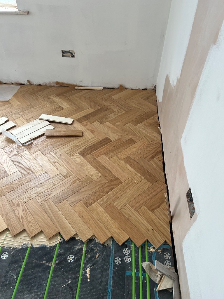 East Dulwich Grove — Herringbone Installation