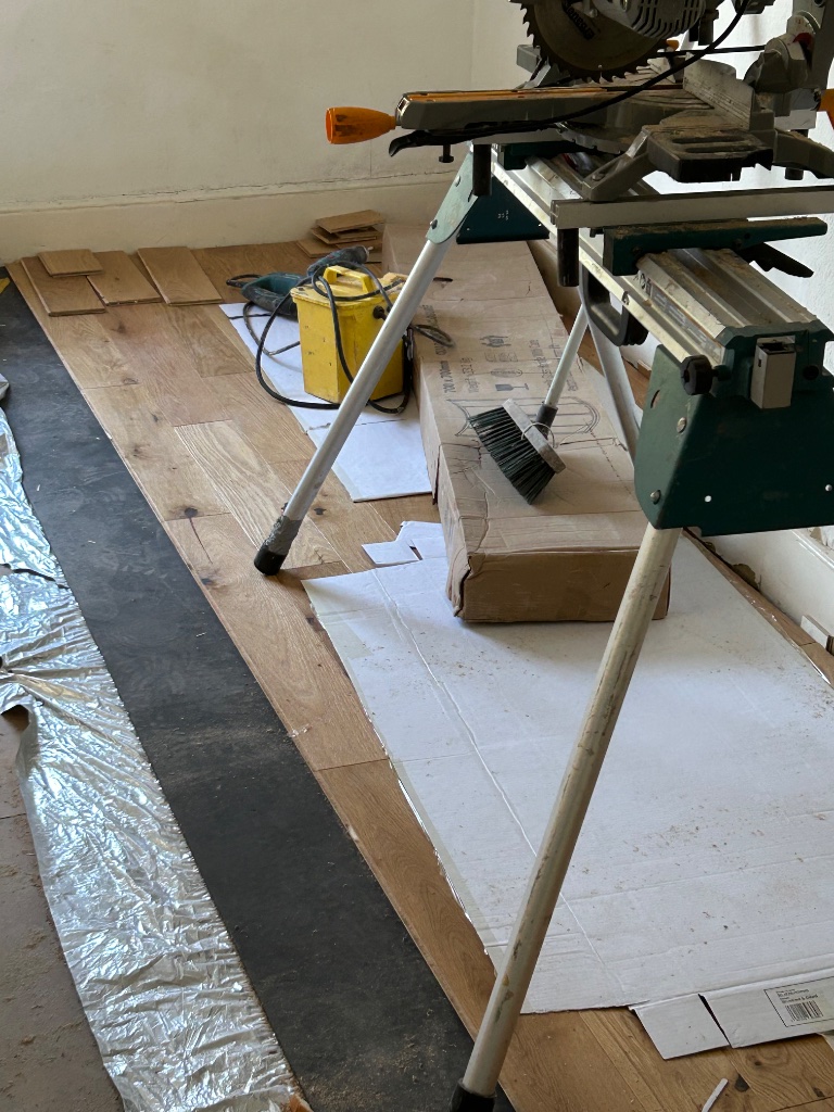 Oak Engineered Floating Floor with Acoustic Underlay - Seven Dials, Brighton