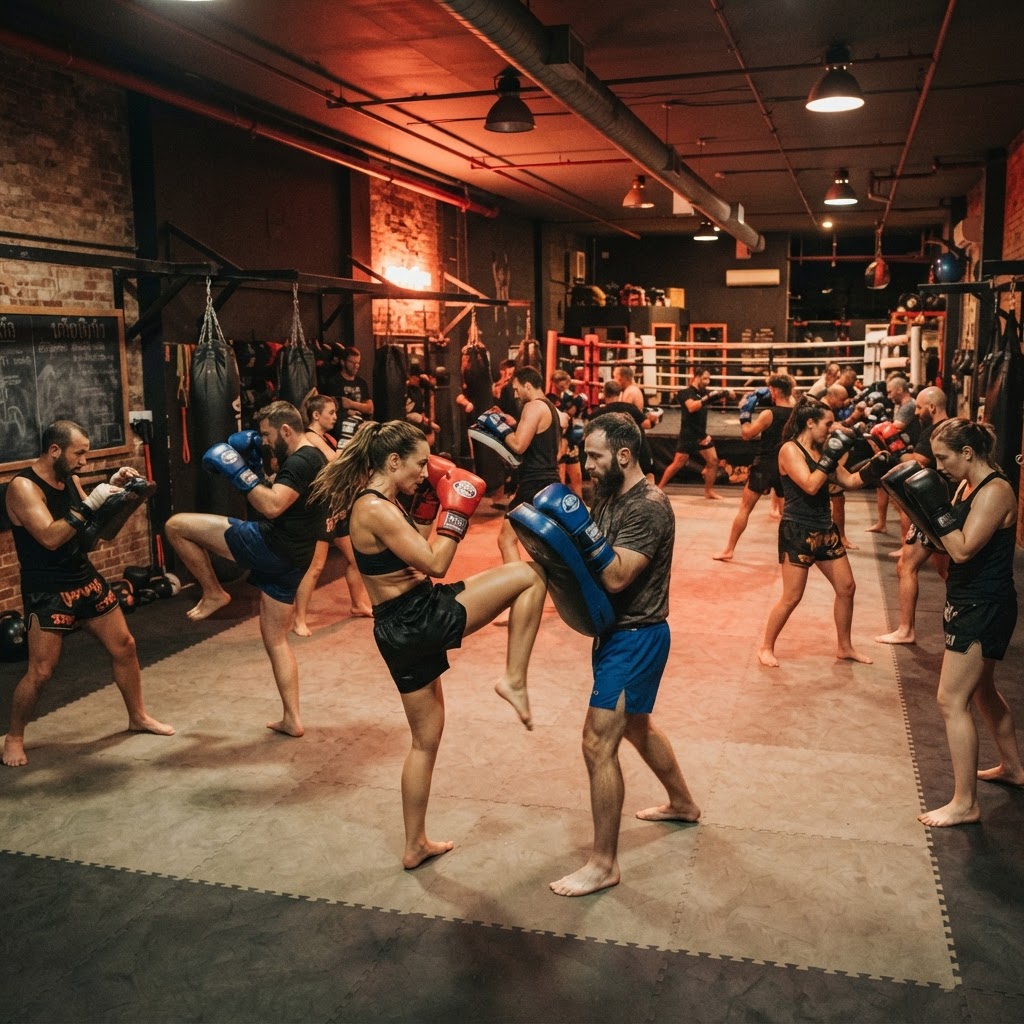 Muay Thai training