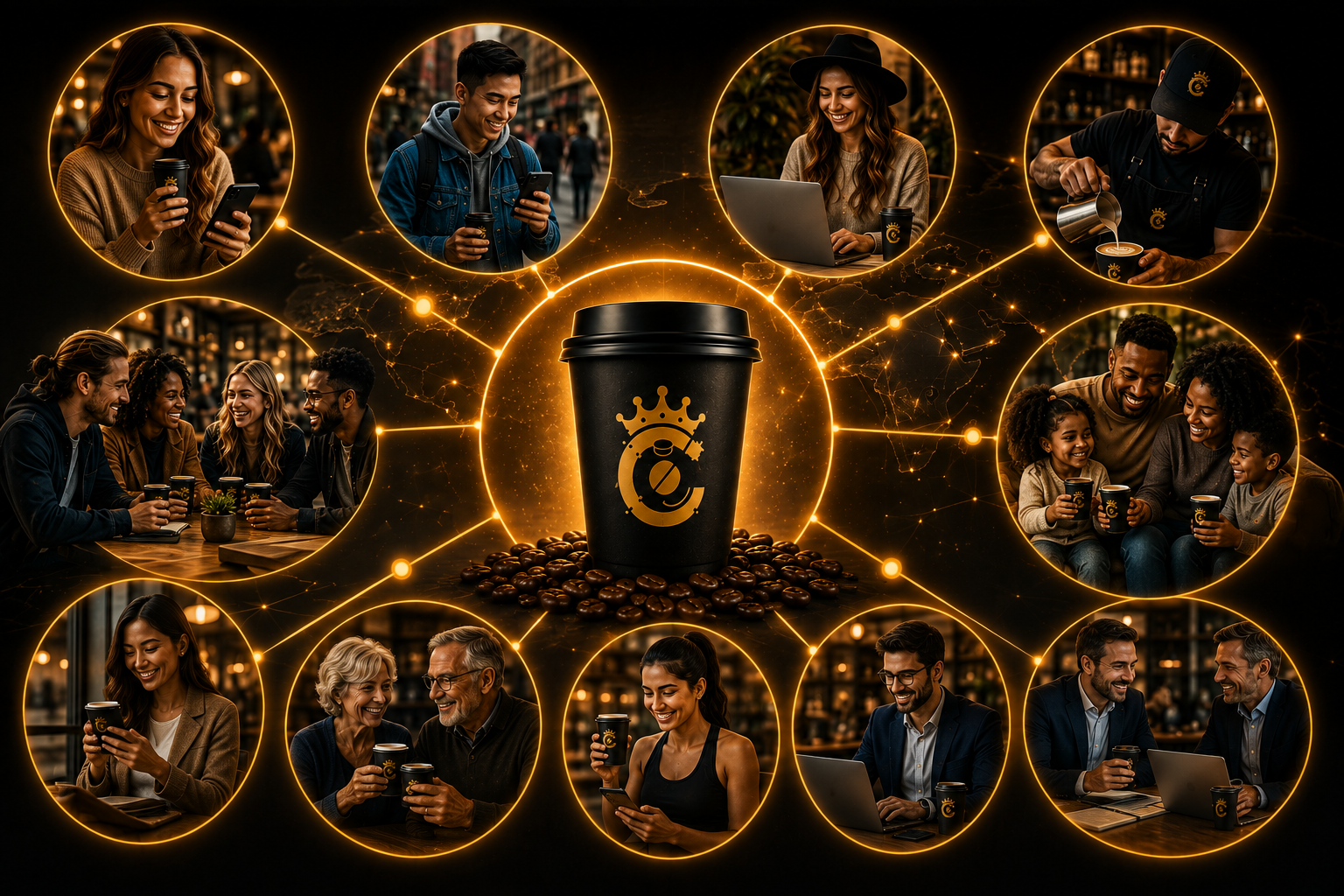 Earn On Everything - Who You Can Refer on the CoffeeCanz platform