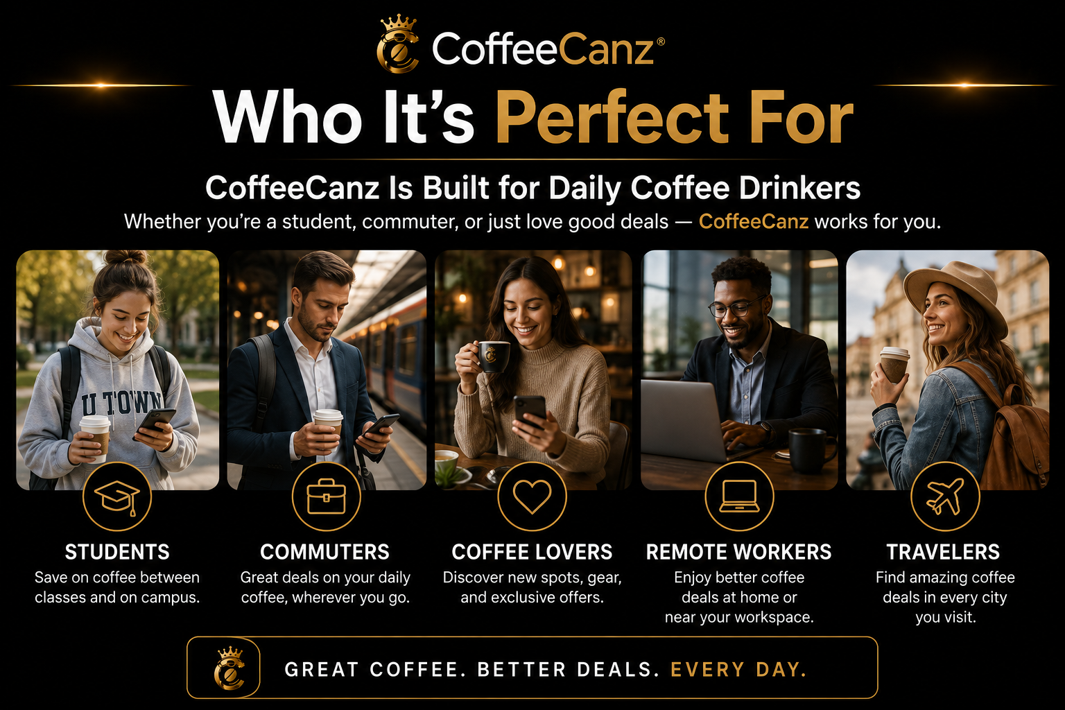 Who it's perfect for - students, commuters, and deal lovers