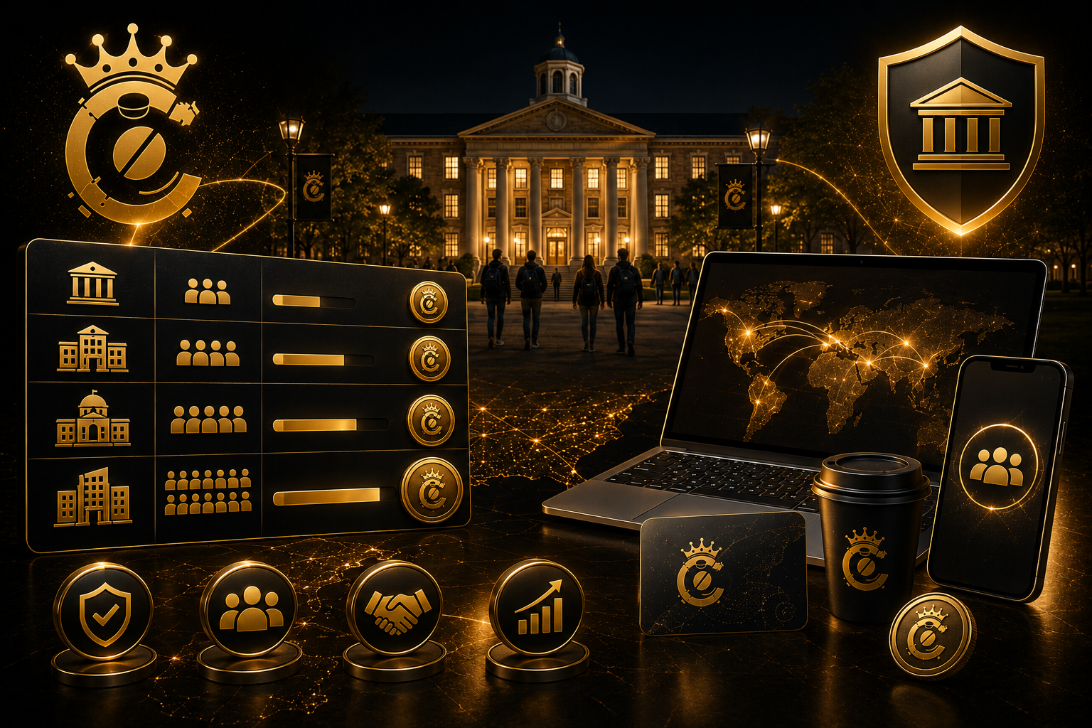Institutional Pricing — one simple activation fee by campus size