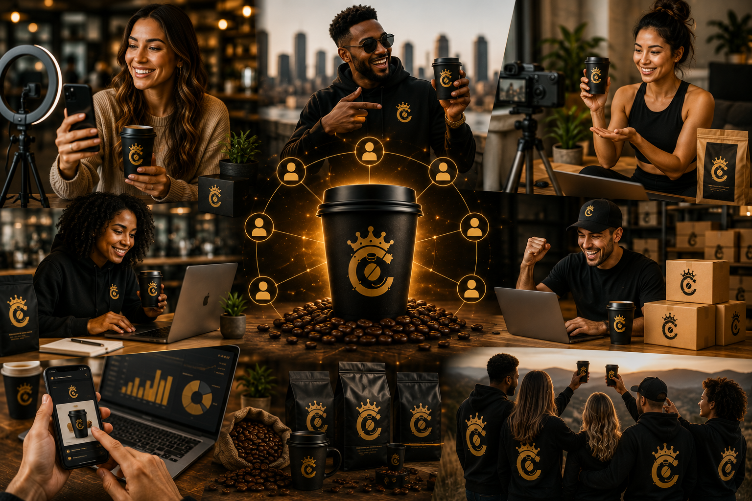 CoffeeCanz Influencer & Reseller Program — network of partners, creators, and resellers