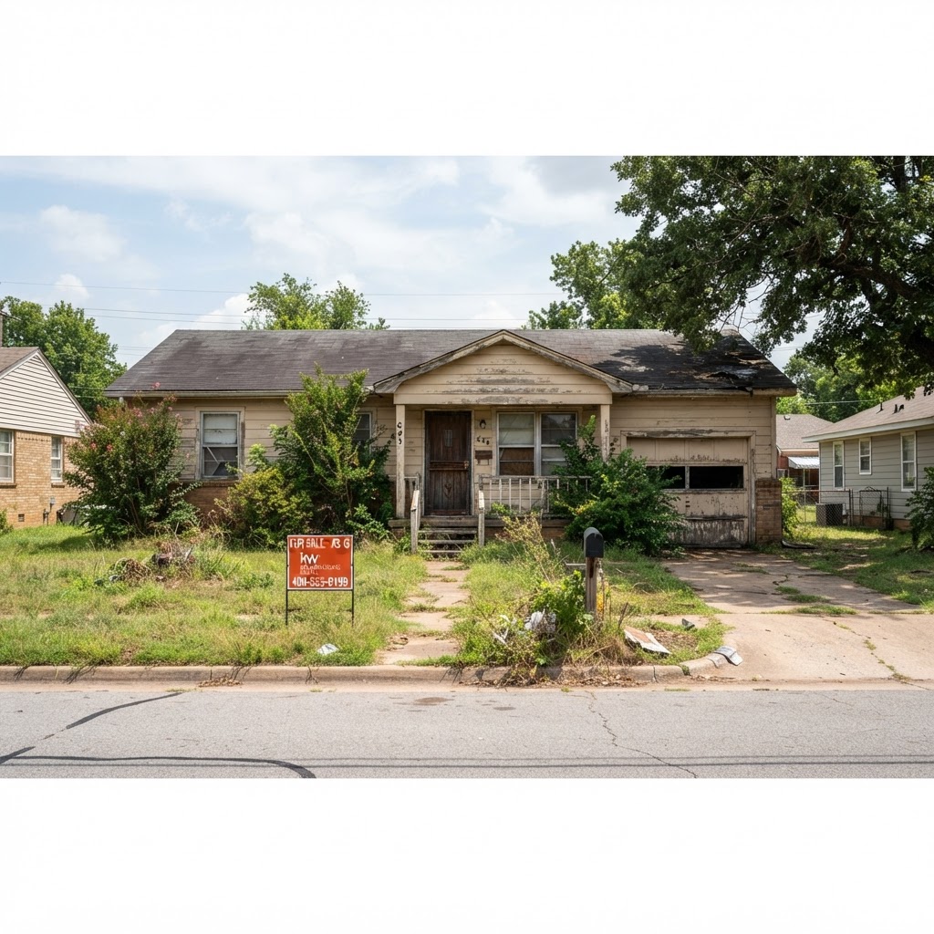 Before - Inherited Fire-Damaged Property in Sapulpa