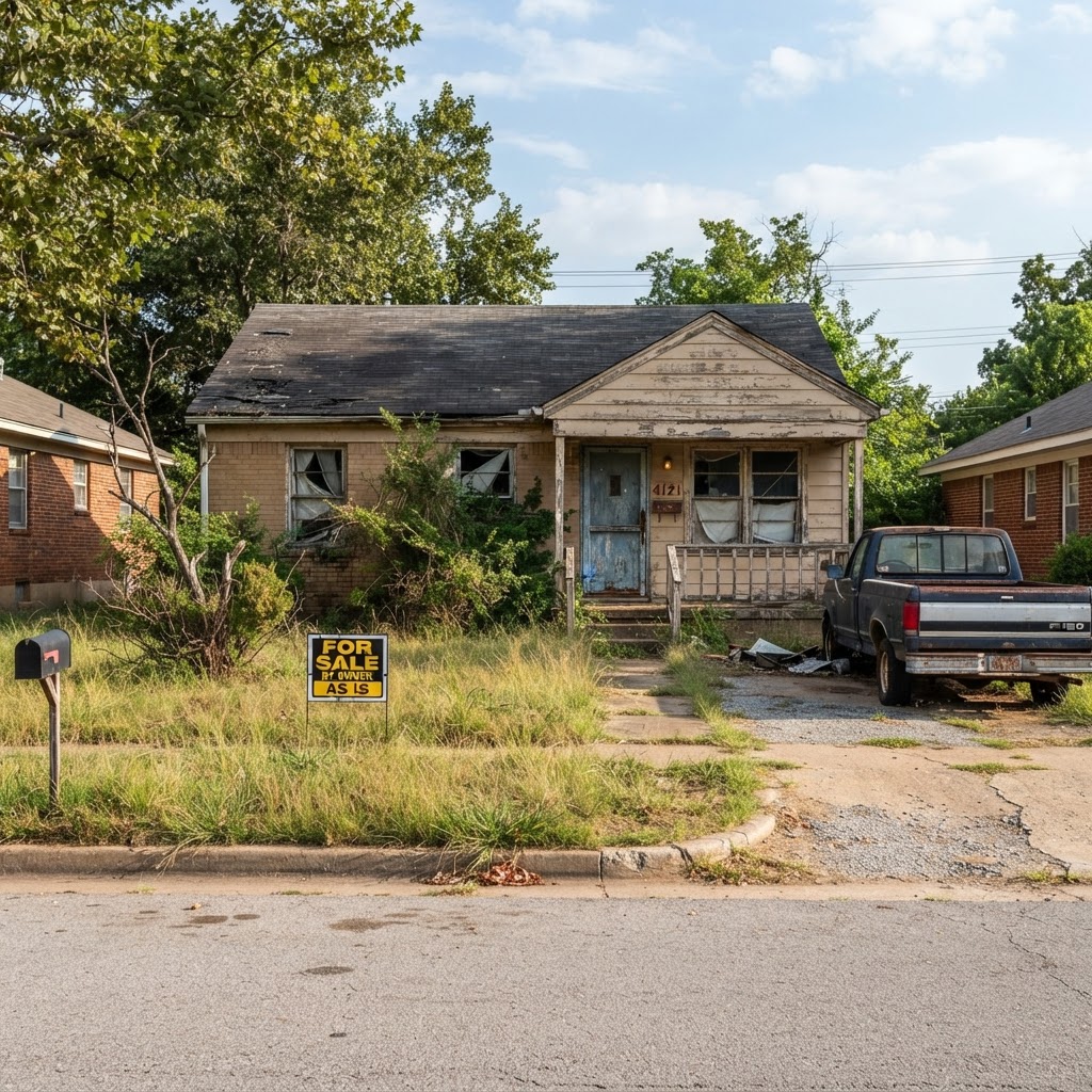 Before - Inherited Edmond Property Overwhelmed by Major Foundation Failure