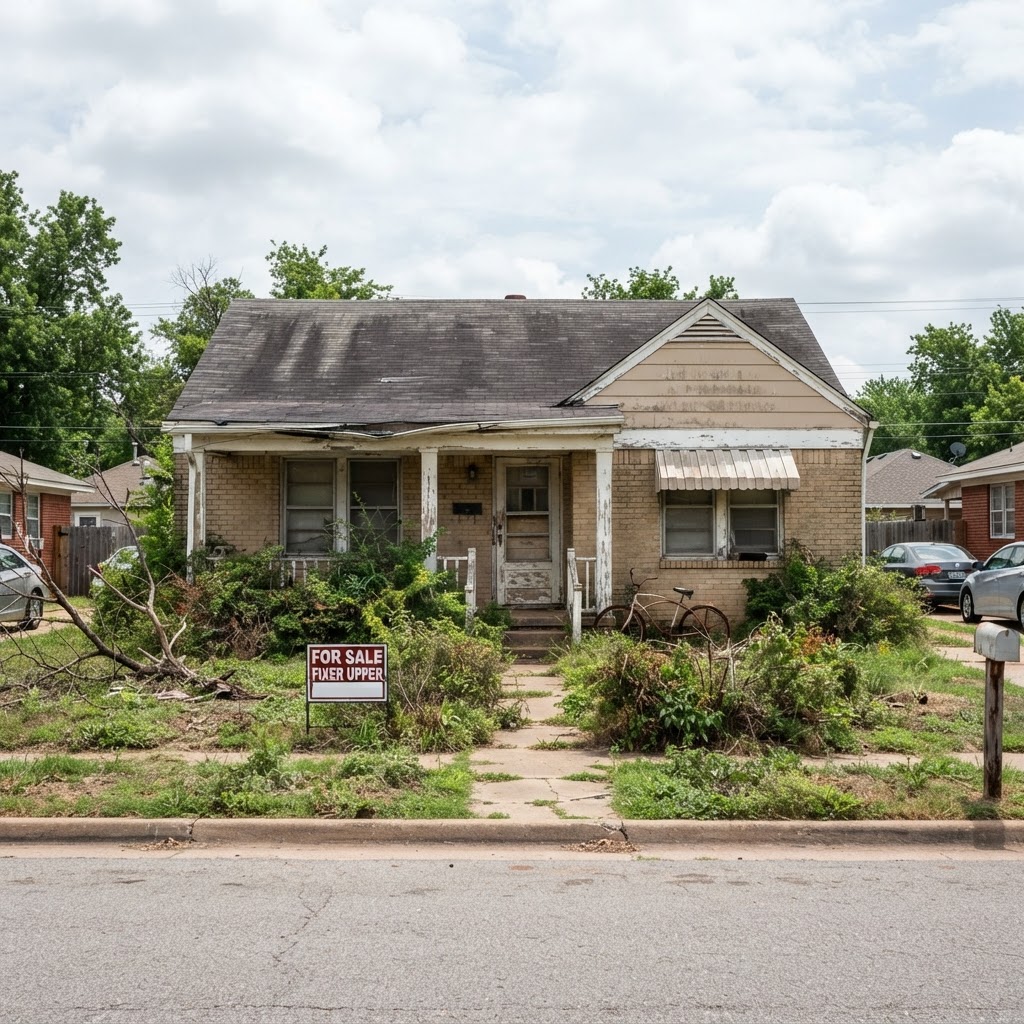 Before - Inherited Hoarder House in Oklahoma City