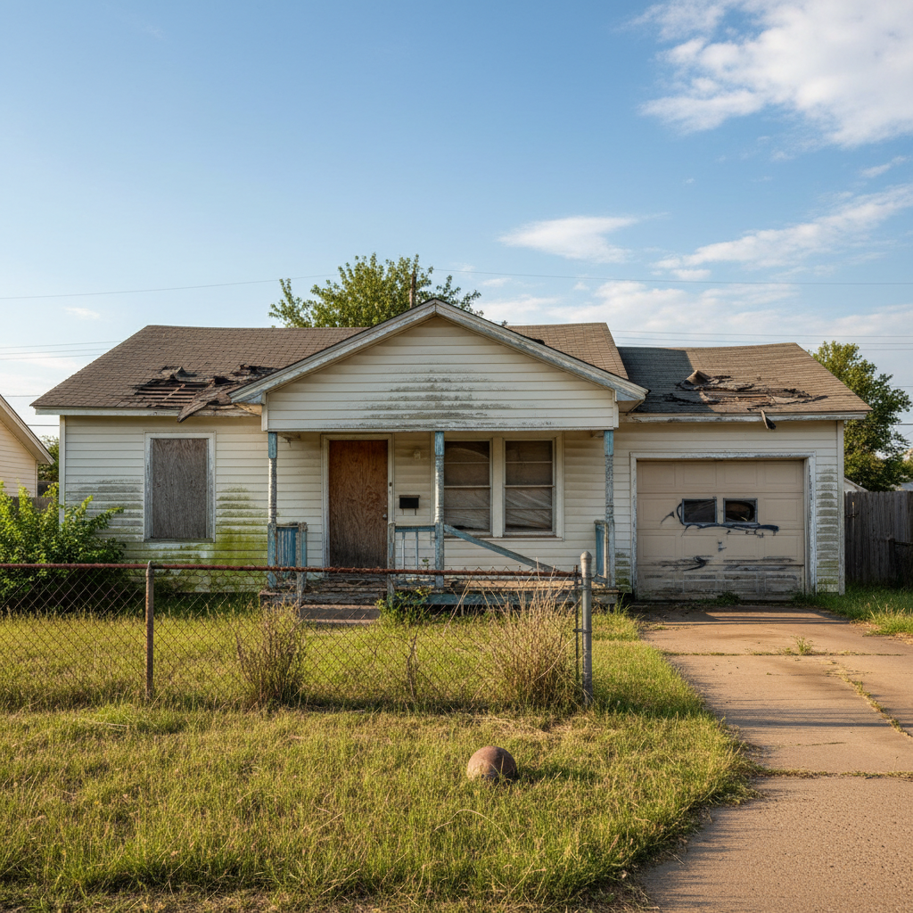 Before - Transforming a Troubled Claremore Property