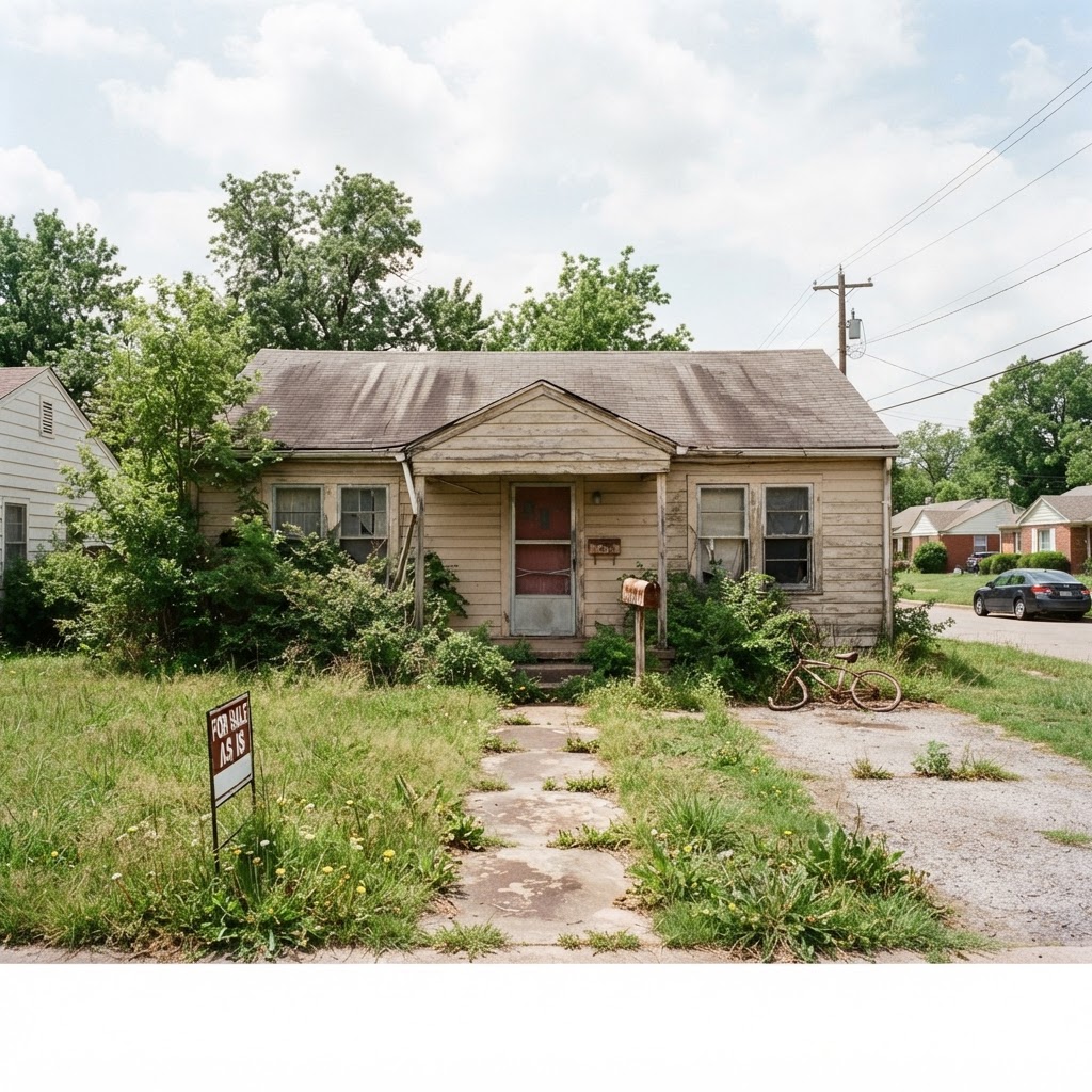 Before - Inherited Fixer-Upper with Structural Damage in Claremore