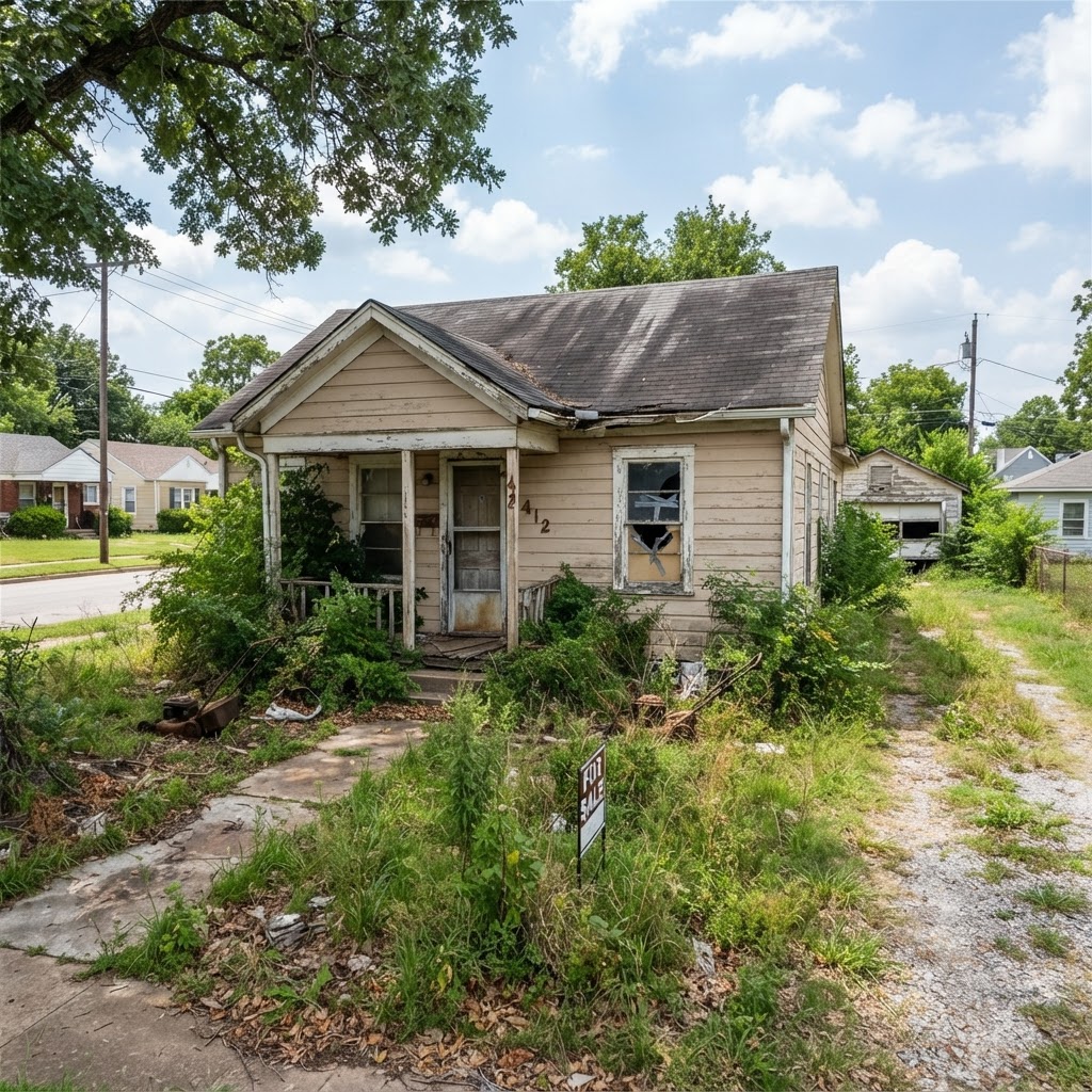 Before - Inherited Hoarder House in Owasso