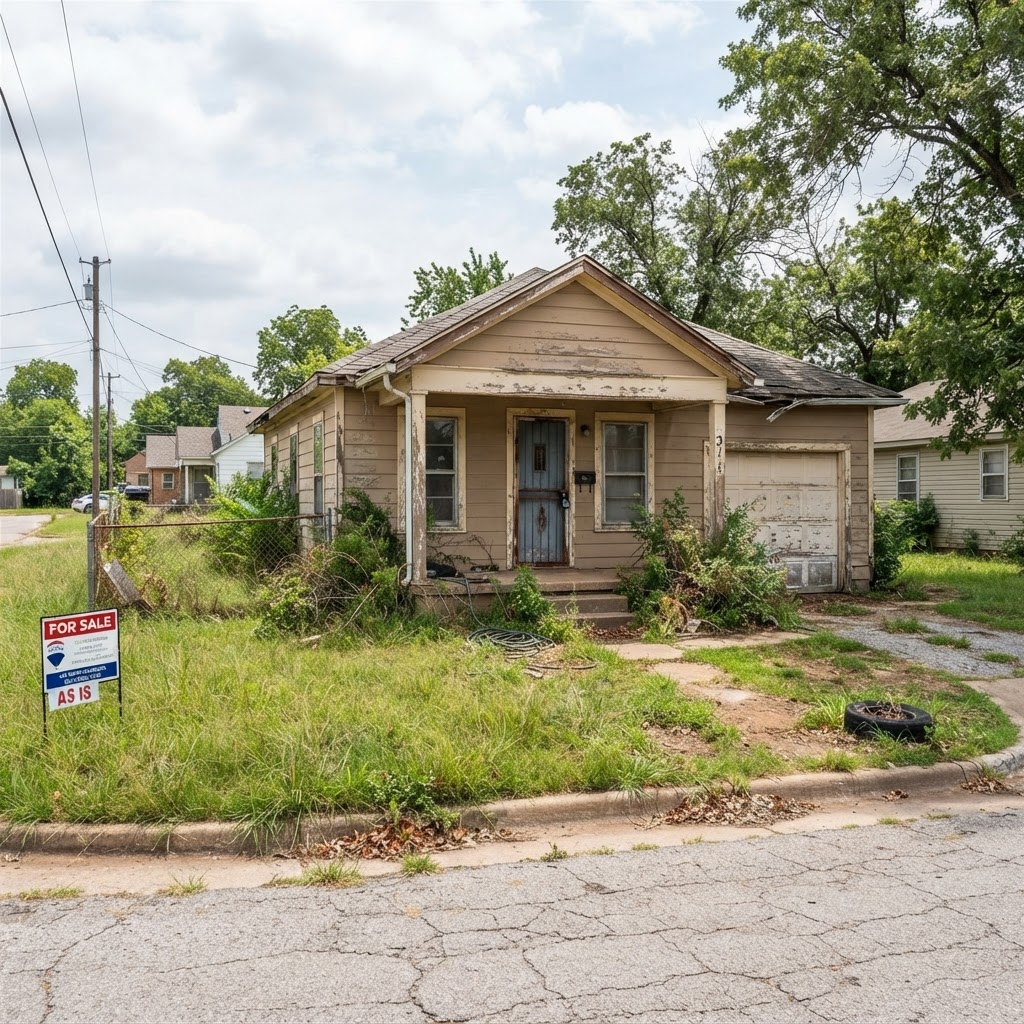 Before - Inherited Hoarder Property in Claremore