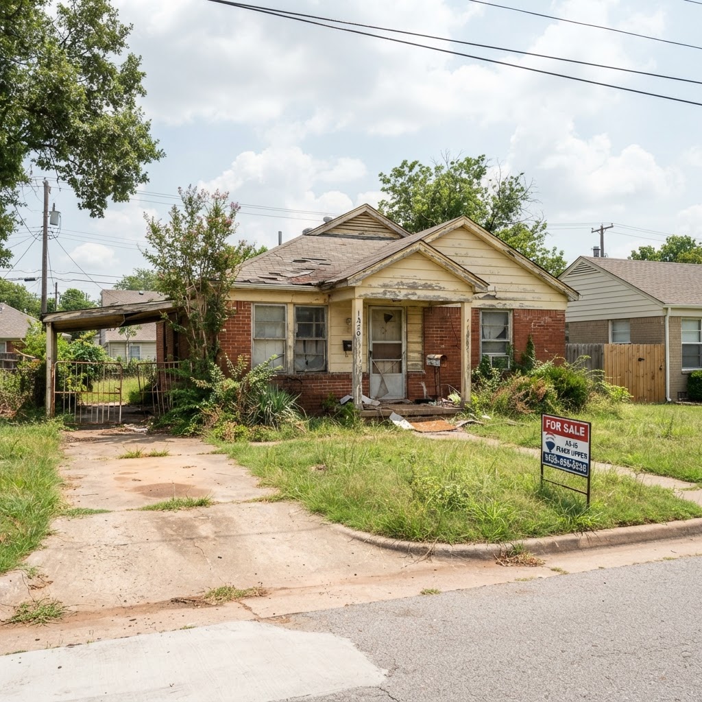 Before - Inherited Hoarder House in Owasso