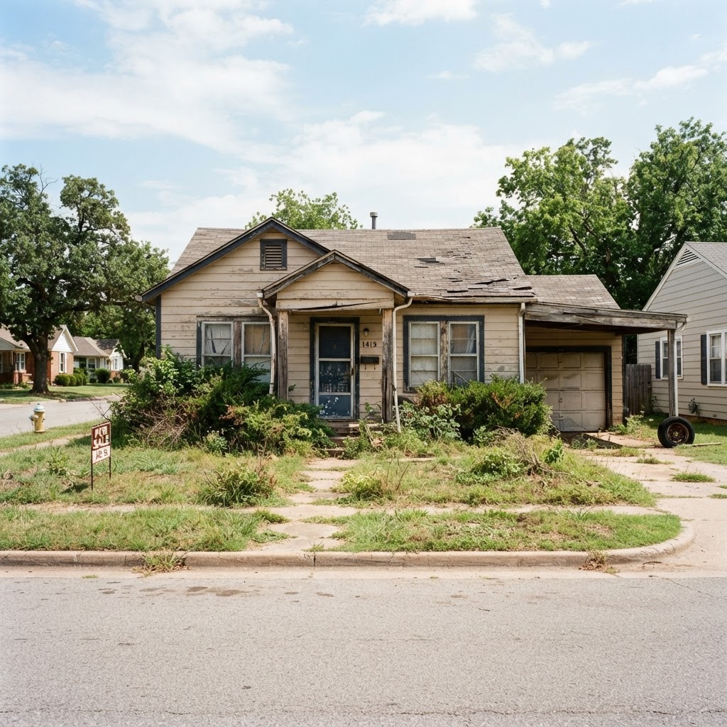 Before - Inherited Hoarder House in Sand Springs