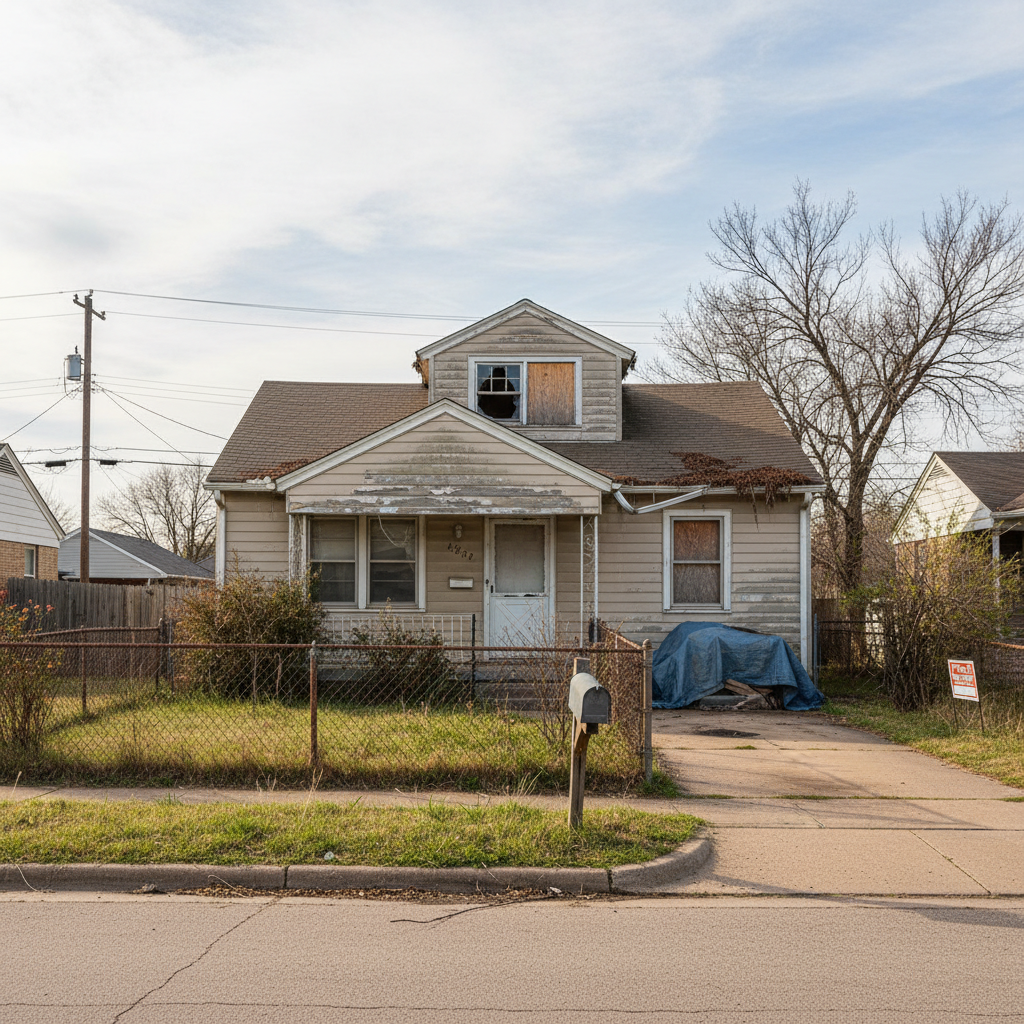 Before - Rescue from the Rains: A Tulsa Home Transformation