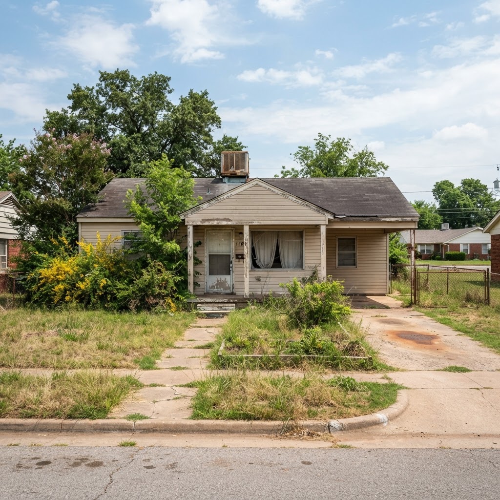 Before - Inherited Hoarder House in Owasso