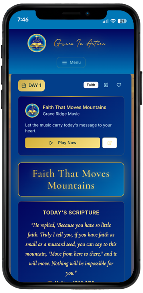 GIA App Mockup - Regular View