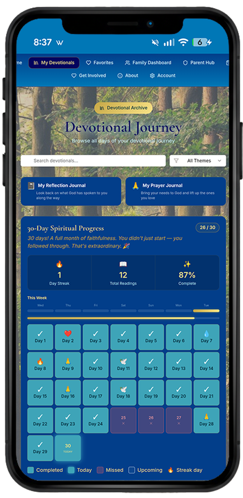 GIA App Mockup - Devotional Journey