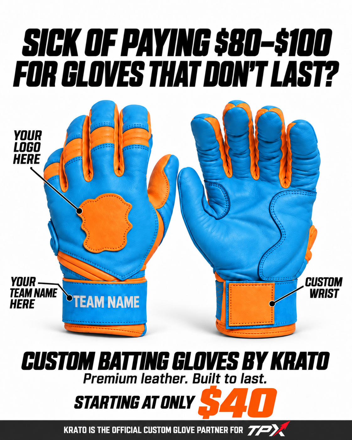 CUSTOM BATTING GLOVES