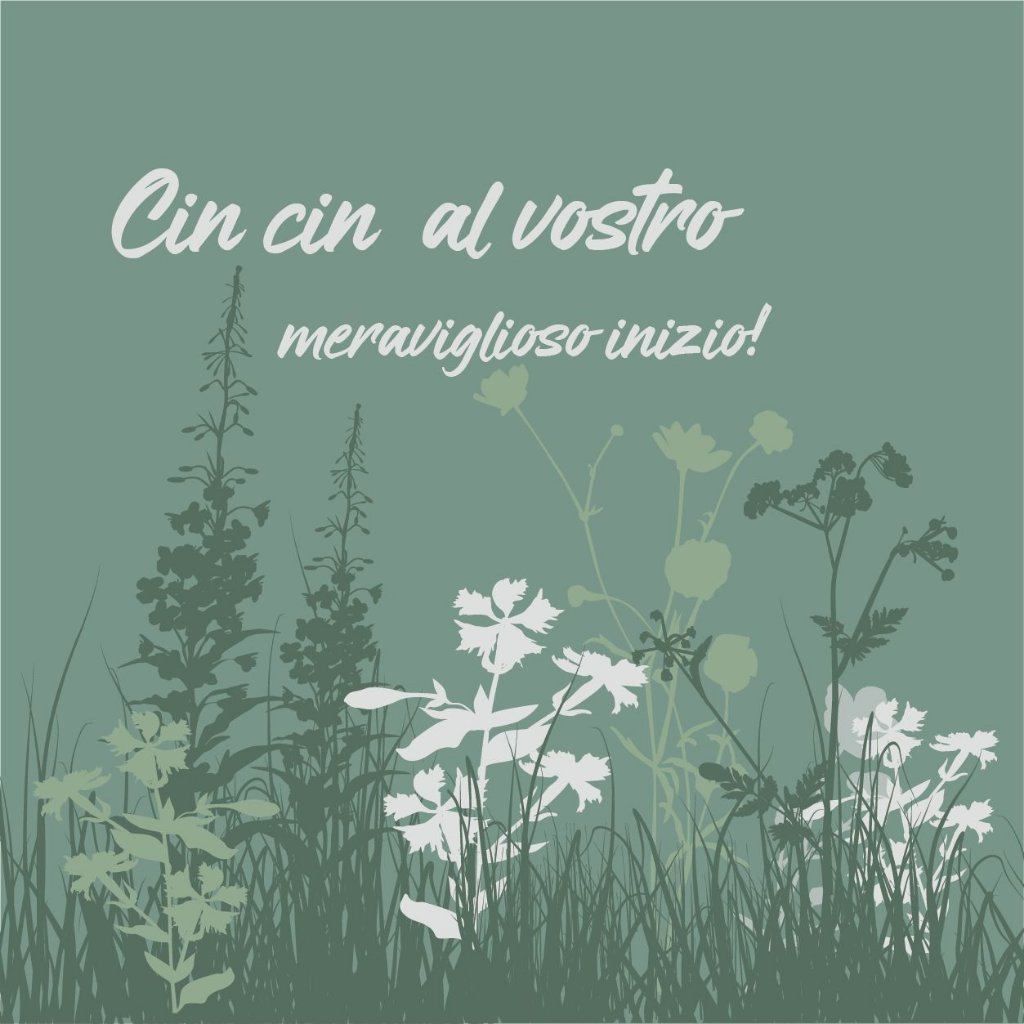 Cin cin al vostro meraviglioso inizio!