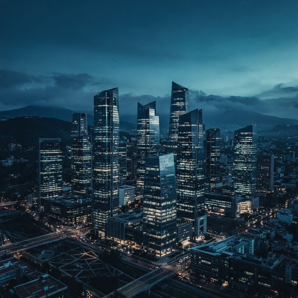 Torres corporativas del distrito de negocios de Santa Fe, Ciudad de México