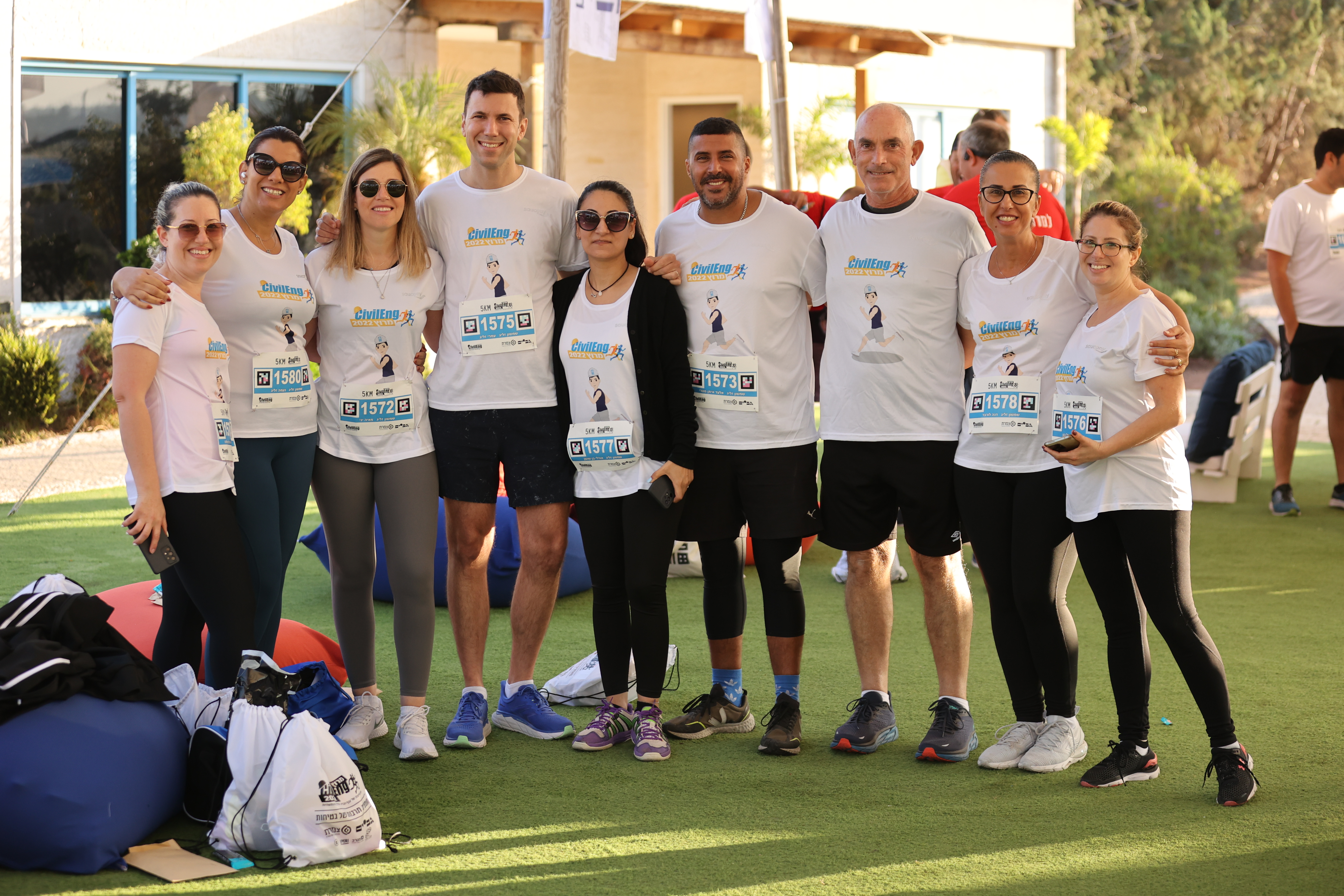 חגיגת סיום בחולצות המרוץ
