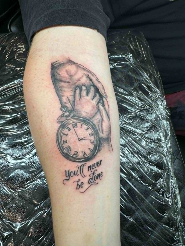 Pocket watch you will never be alone