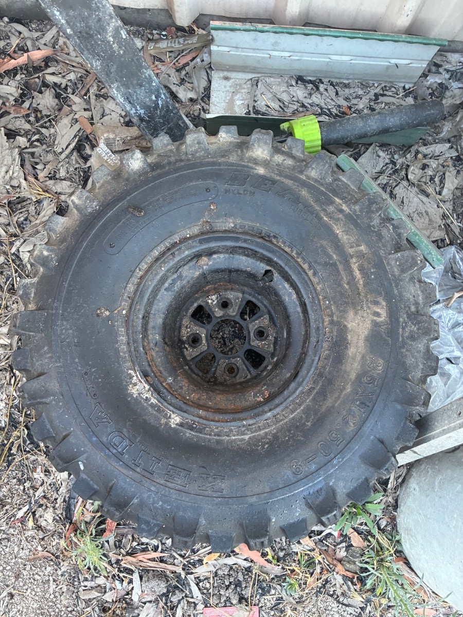 Four wheeler tyre and rim
