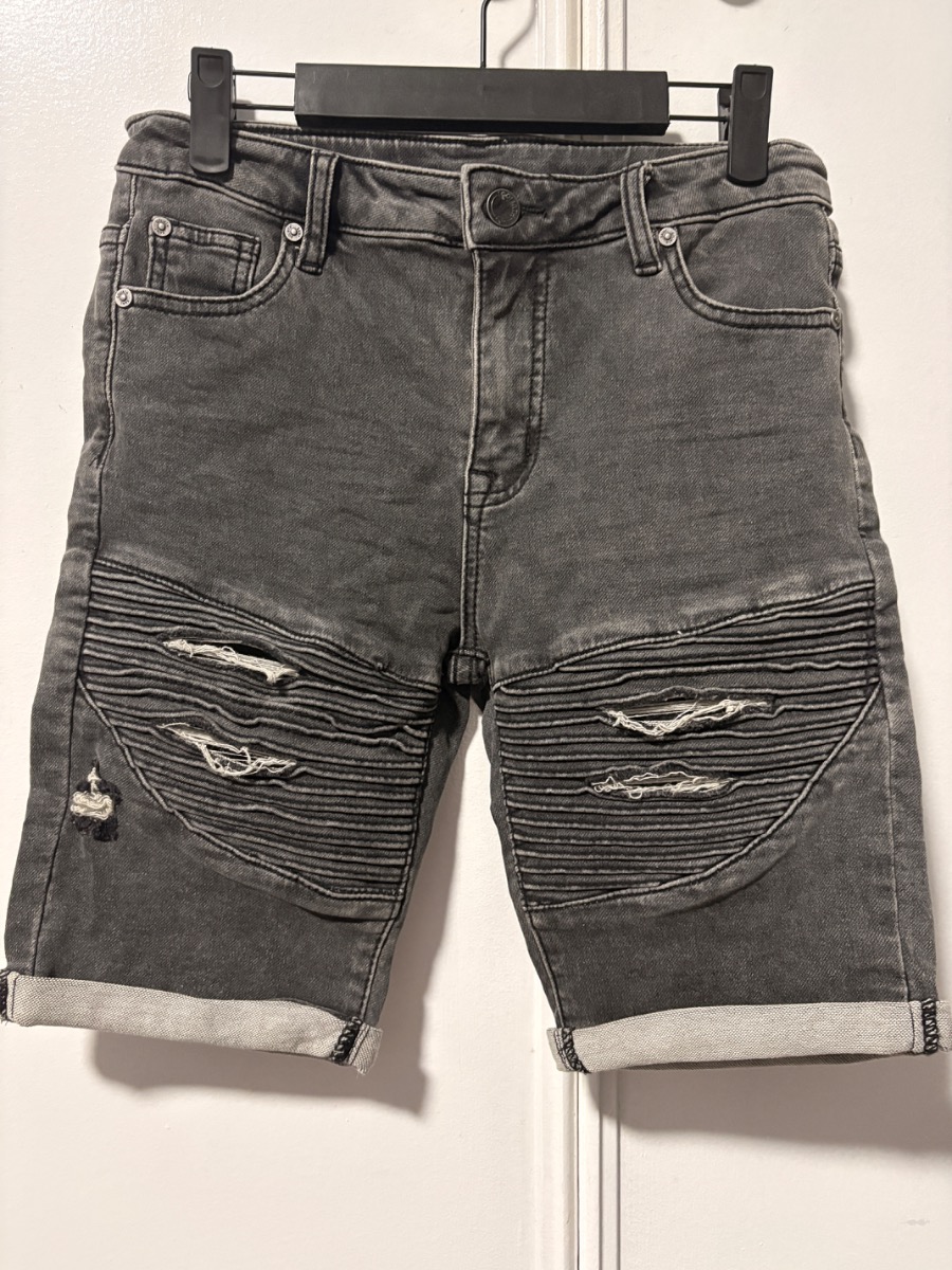 New - Boys St Goliath Denim Shorts - Size 14