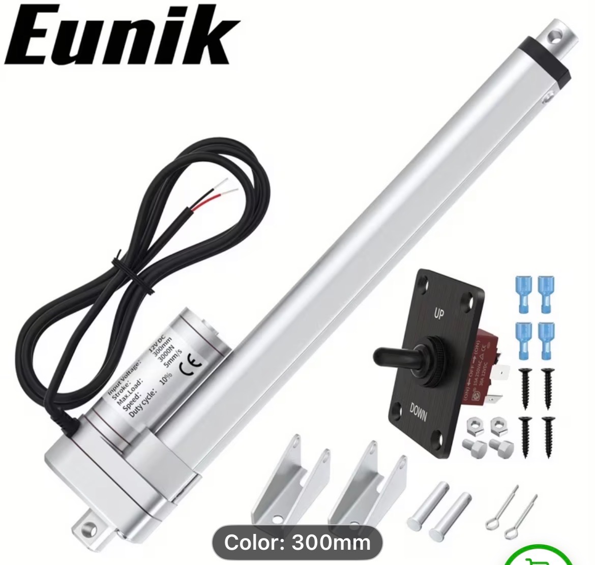 Electric linear strut/actuator