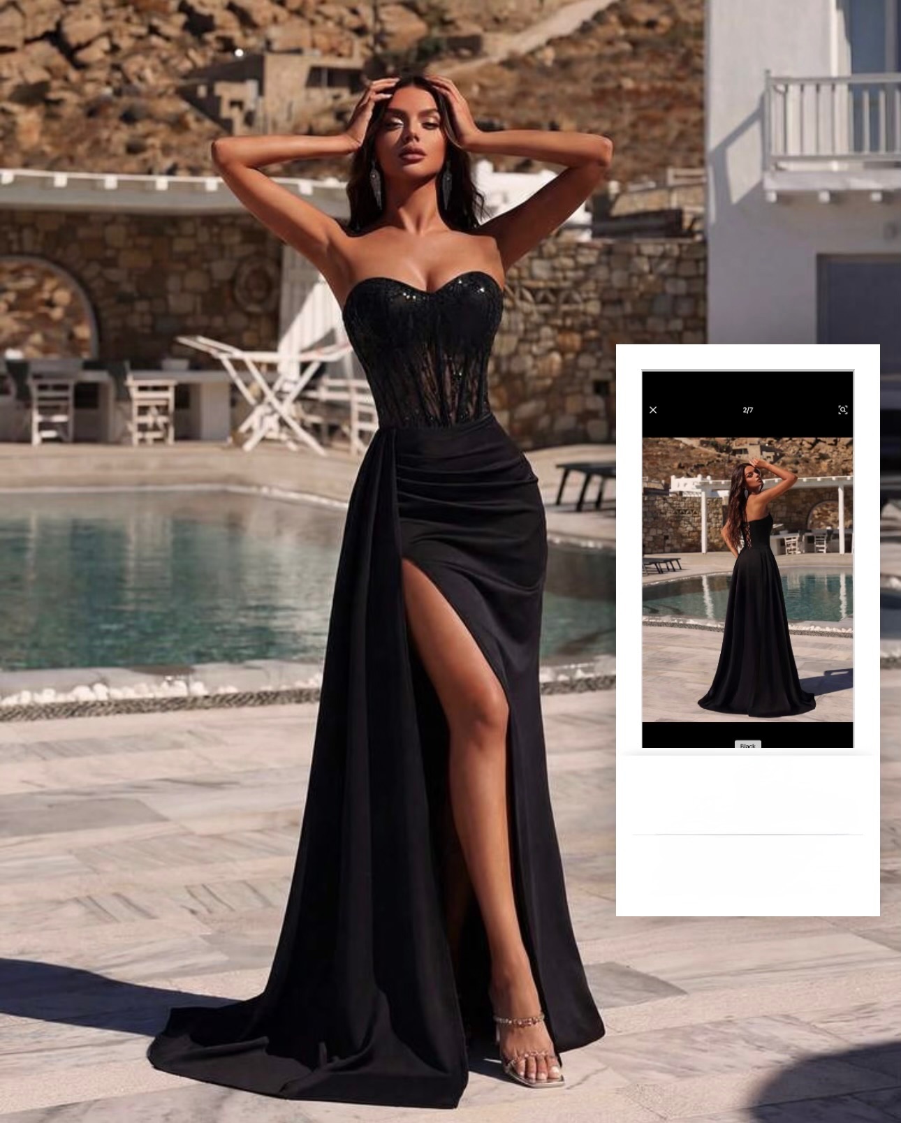 Black Formal Dress Size 8