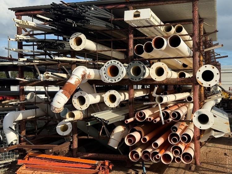 Large quanity of PVC Piping